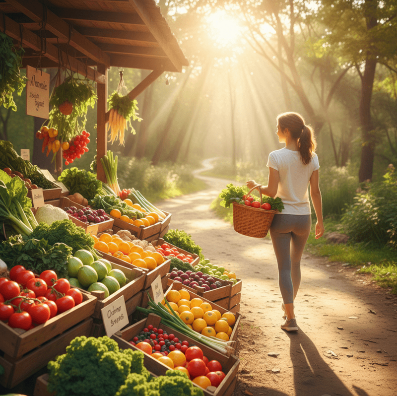 sunlight fresh walking